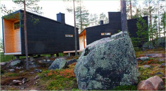 Villa Valtanen en una Laponia remota y fría