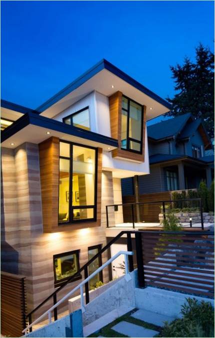 El diseño de la casa canadiense Midori Uchi