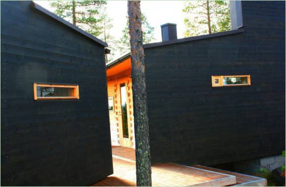 Villa Valtanen es creativa y moderna en la fría Laponia