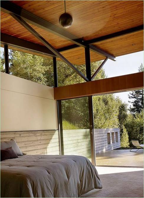 Dormitorio en el bosque de Sonoma Mountain House