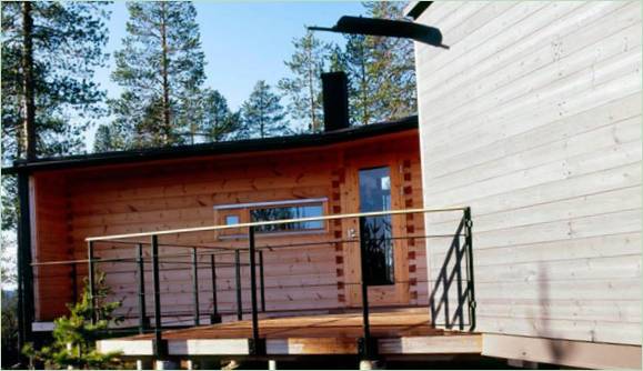 Creativa y moderna Villa Valtanen en la remota y fría Laponia