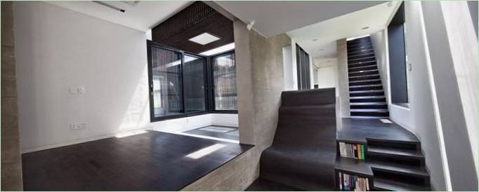 Original diseño de una casa de tres plantas en Seúl por bang by min