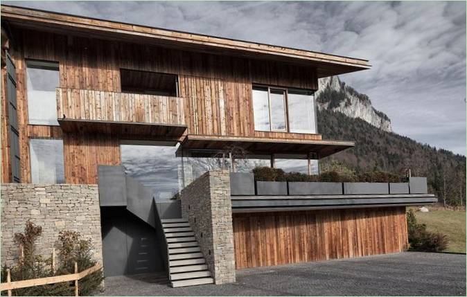 Casa de madera Wiesenhof por Gogl Architekten