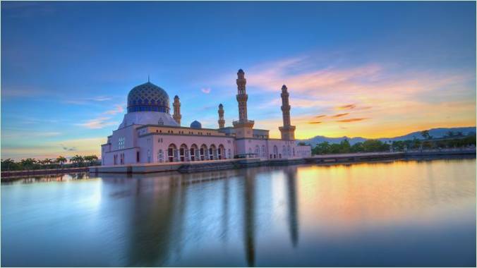 Hermosa vista de la mezquita