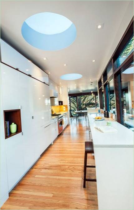 Diseño interior de la Casa Wurstet por Jennifer Weiss, San Francisco, California