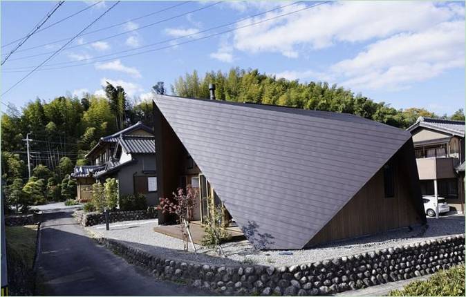 El exterior de la Casa Origami