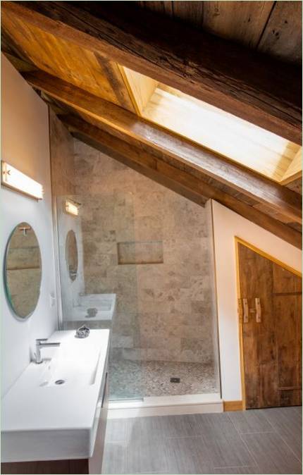 Vermont U.S. Guest House Design: Cuarto de baño