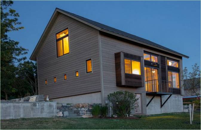 Diseño de una casa de huéspedes en Vermont (EE.UU.): sistema de iluminación